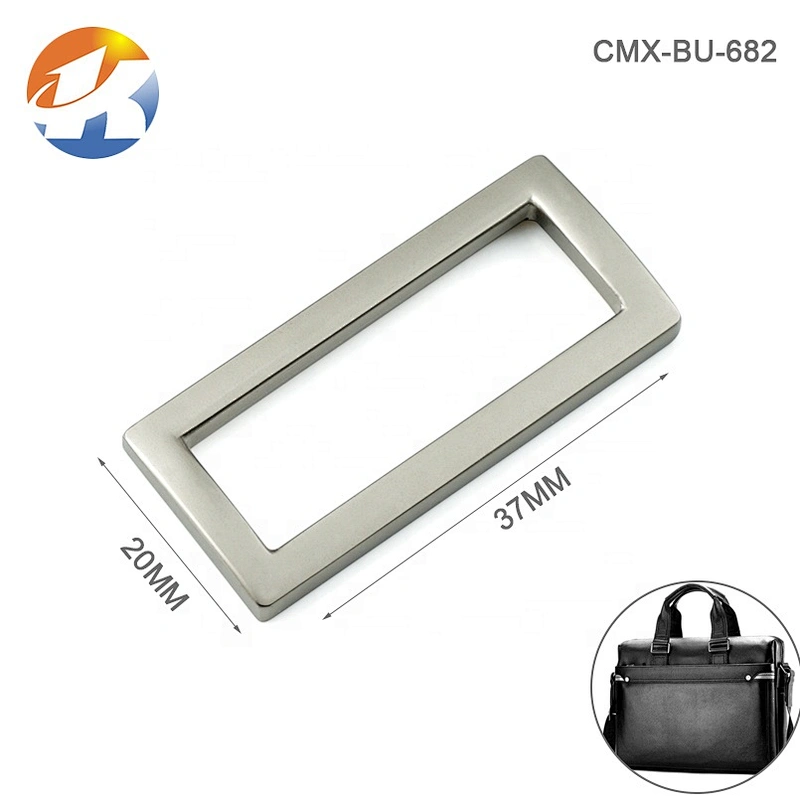 Wholesale Custom Bag 37mm Silver Metal Buckle, Zinc Alloy Metal Buckle for Belt and Dog Collars