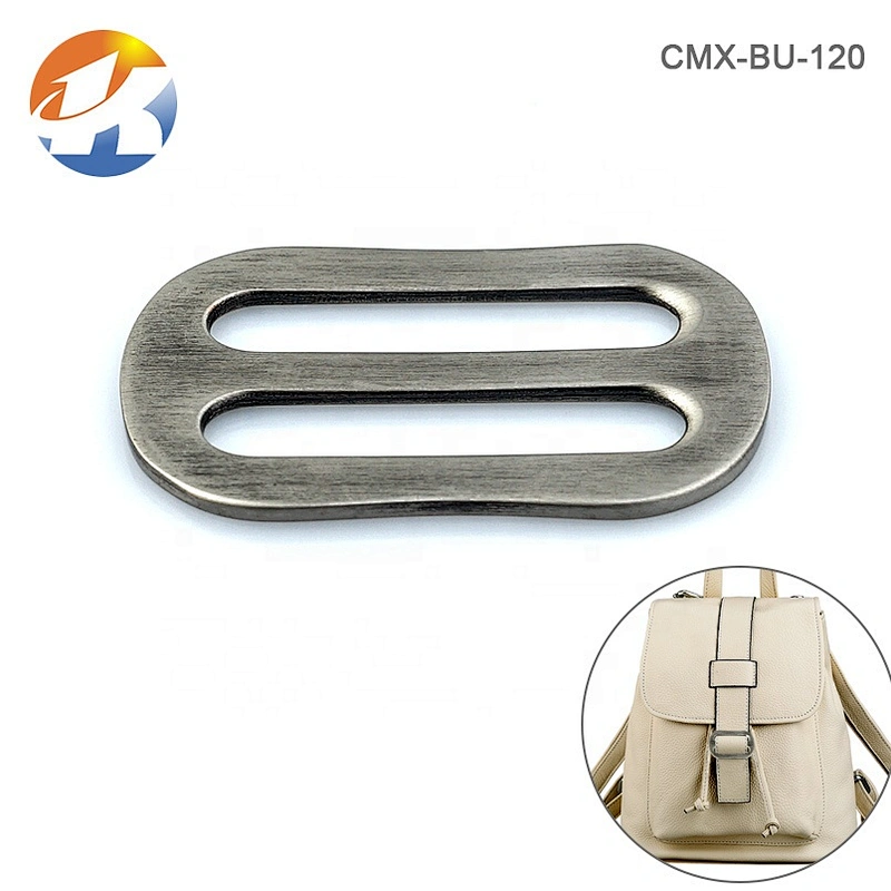 Custom High Quality Brushed Nickel Metal Slide Buckles