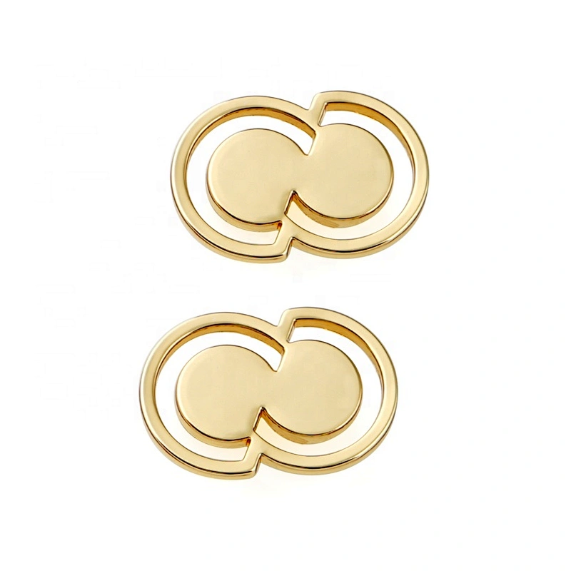 Wholesale Design Bag Hardware Gold Metal Logo Plate, Custom Metal Label for Handbag