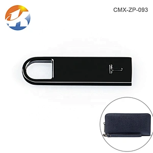 Factory Price Gunmetal Metal Handbag Zipper Puller, Metal Zipper Pull for Bags and Wallet