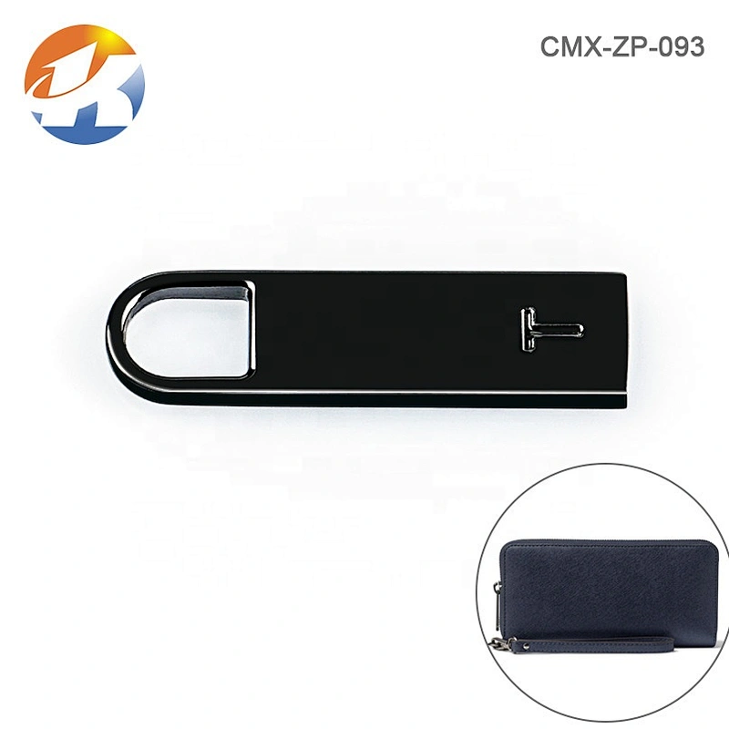 Factory Price Gunmetal Metal Handbag Zipper Puller, Metal Zipper Pull for Bags and Wallet
