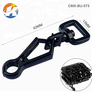 Nickel Plated Dog Collar Metal Strap Trigger Swivel Snap Hook For Bags