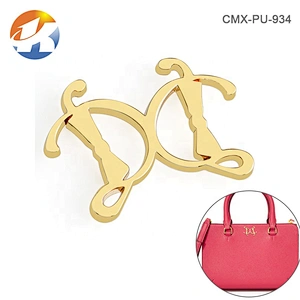 Wholesale Design Bag Hardware Gold Metal Logo Plate, Custom Metal Label for Handbag