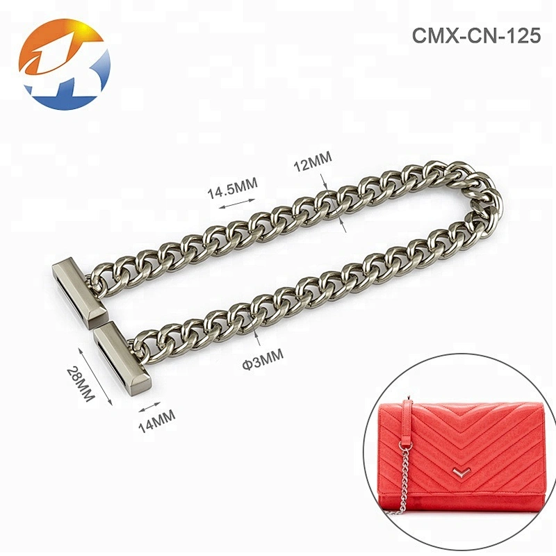 High End Hardware Bag Shoulder Nickel Metal Chain