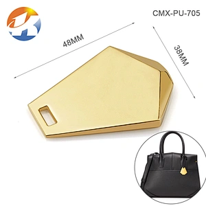 Professional Custom Hang Gold Handbag Labels Metal