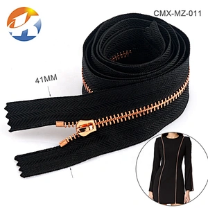 Wholesale 5# Fashion High End Metal Rainbow Zipper, Brass Metal Zipper for Garment and Bags
