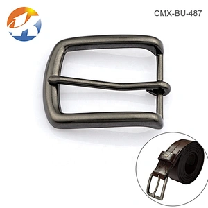 Wholesale High Quality 35mm Black Nickel Metal Belt Buckle Men, Custom Zinc Alloy Die Casting Metal Pin Belt Buckle Hardware