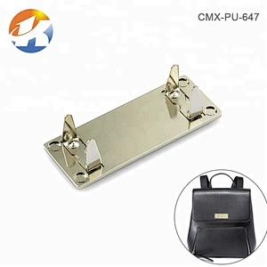 Handbag Hardware Suppliers Nickel Plated Metal Logo
