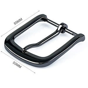 Factory Direct Personalized Custom Metal Pin Belt Buckle, Gunmetal Metal Belt Buckle with Pin for Men