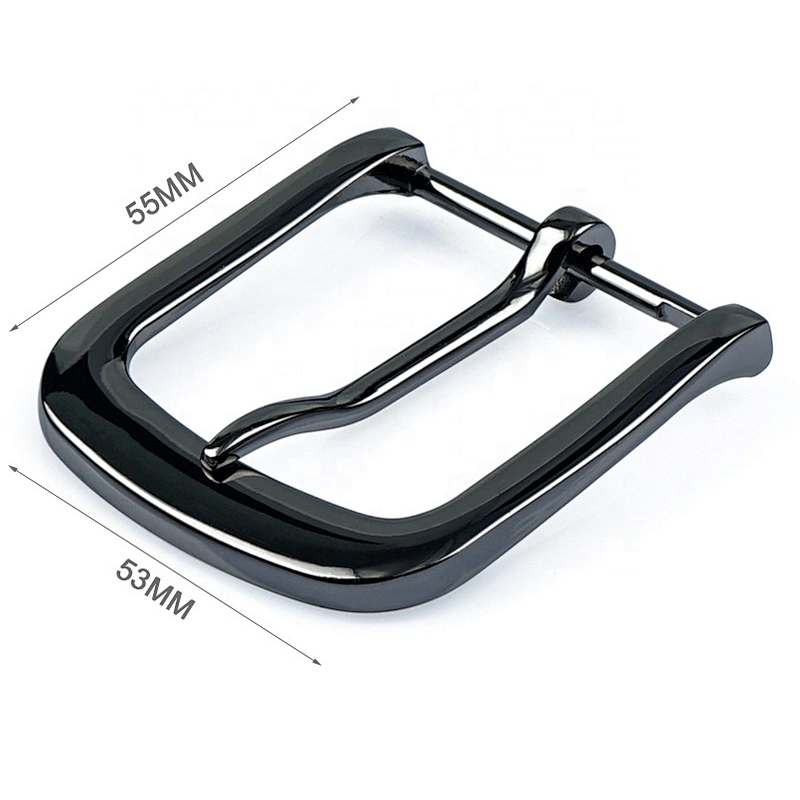 Factory Direct Personalized Custom Metal Pin Belt Buckle, Gunmetal Metal Belt Buckle with Pin for Men