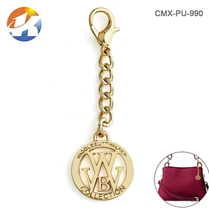 Custom Round Shape Metal Logo Tag, Design Gold Metal Labels Tag For Handbags