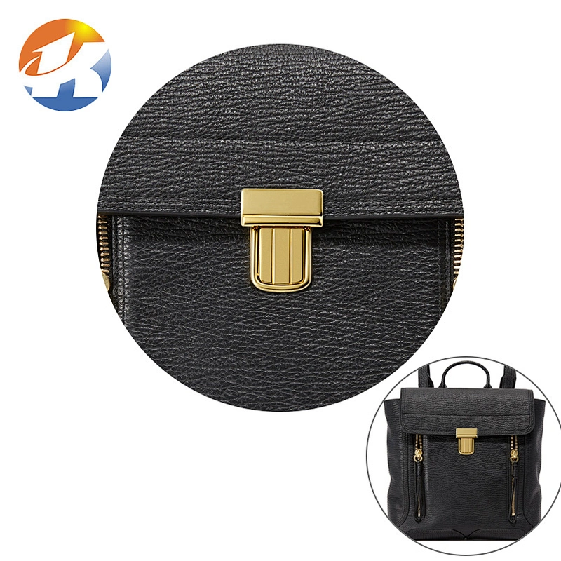 Professional Manufacture Custom Gold Metal Bag Push Lock