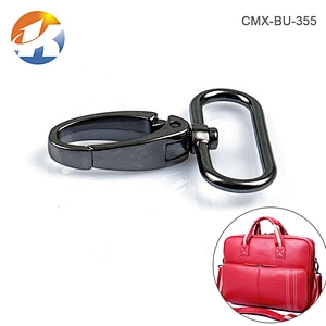 Bag Accessories Gunmetal Metal Swivel Snap Hook, Wholesale Factory Price Alloy Spring Snap Hook for Strap
