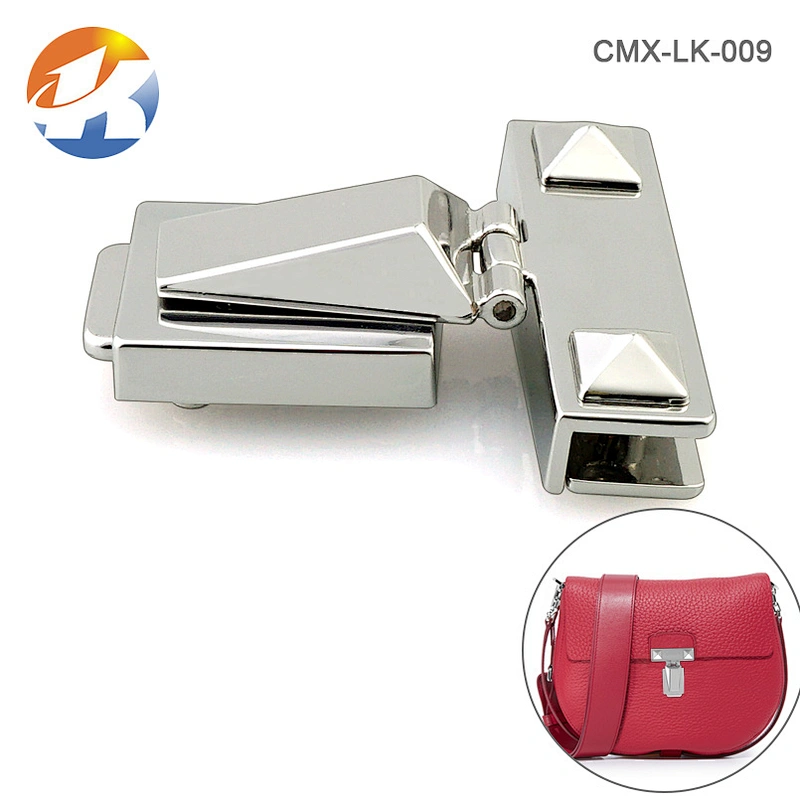 New Design Fashion Handbag Custom Metal Lock For Bag