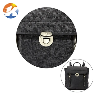 Professional Custom Nickel Metal Push Lock For Handbags