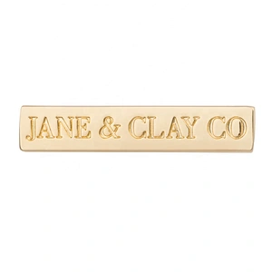 Engraved Logo Metal Name Plate Label, Custom Gold Metal Fashion Brand Logo Plate For Handbag