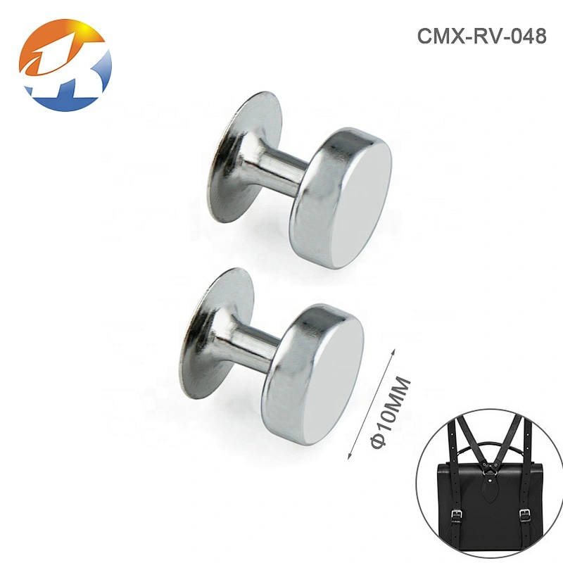 Decorative Round Clothing Metal Rivet, Handbags Pop Metal Rivets Feet For Bag