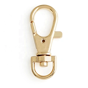 Bag Hardware Metal Snap Hook Clip Keyring, 8mm Purse Snap Spring Metal Hook Buckle for Bag