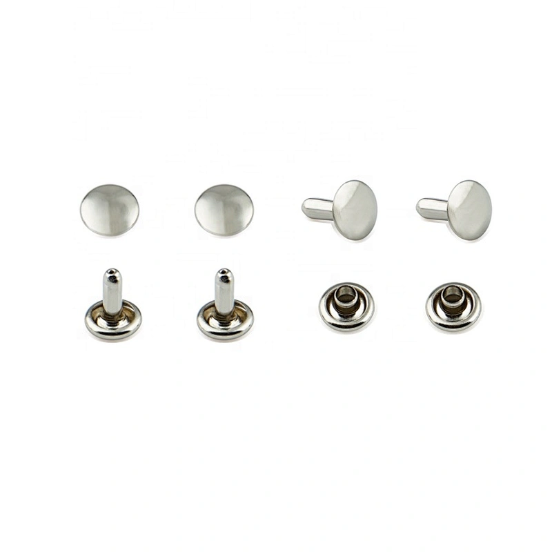 Decorative Metal Domed Cap Clothing Rivet, Custom Metal Garment Rivets And Studs For Clothes