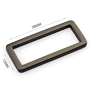 Wholesale Bag Accessories Factory Price Metal Bag Buckle, Custom Square Gold 20mm Metal Buckle for Handbag