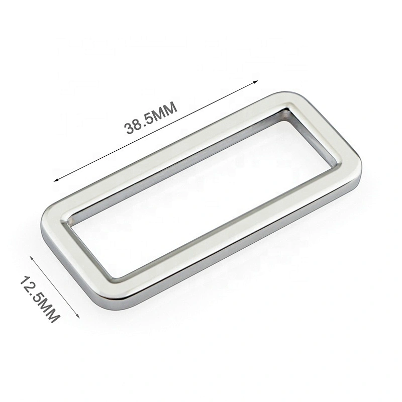 Zinc Alloy Matt Gunmetal  1.5 Inch Metal Backpack Buckle for Straps