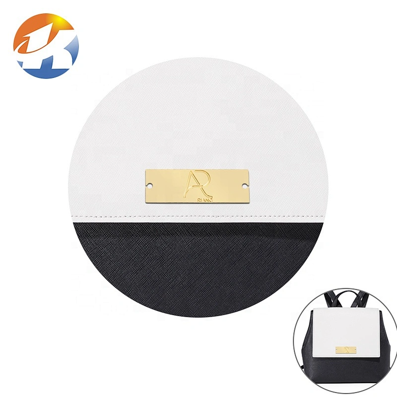 Factory Direct Customised Engraved Logo Metal Label, Bag Hardware Gold Sewing Metal Name Plate