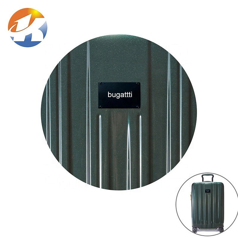 Custom Self Adhesive Black Metal Logo Label, Can Larse Logo Metal Nameplate for Bags