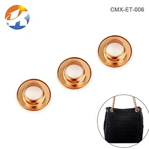 Wholesale Rose Gold Metal Eyelets And Grommets With Washers For Bag Clothing Shoes