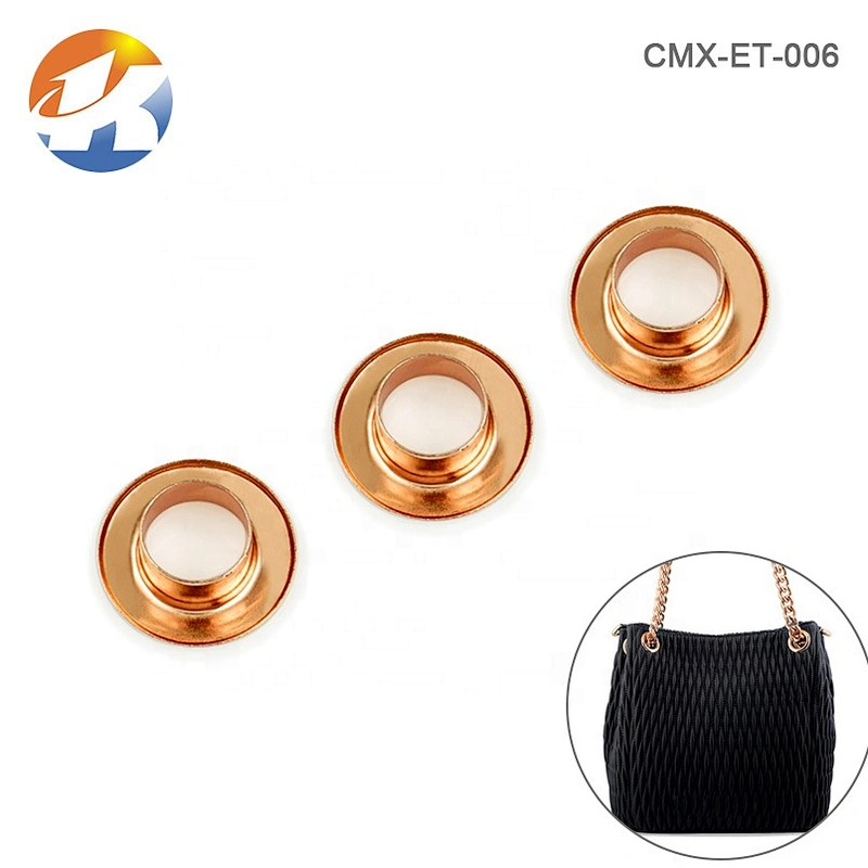Wholesale Rose Gold Metal Eyelets And Grommets With Washers For Bag Clothing Shoes