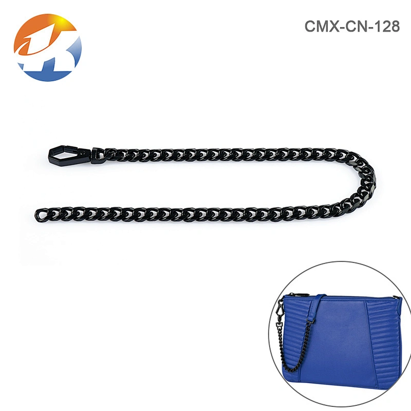 High Quality Black Metal Bag Chain Strap