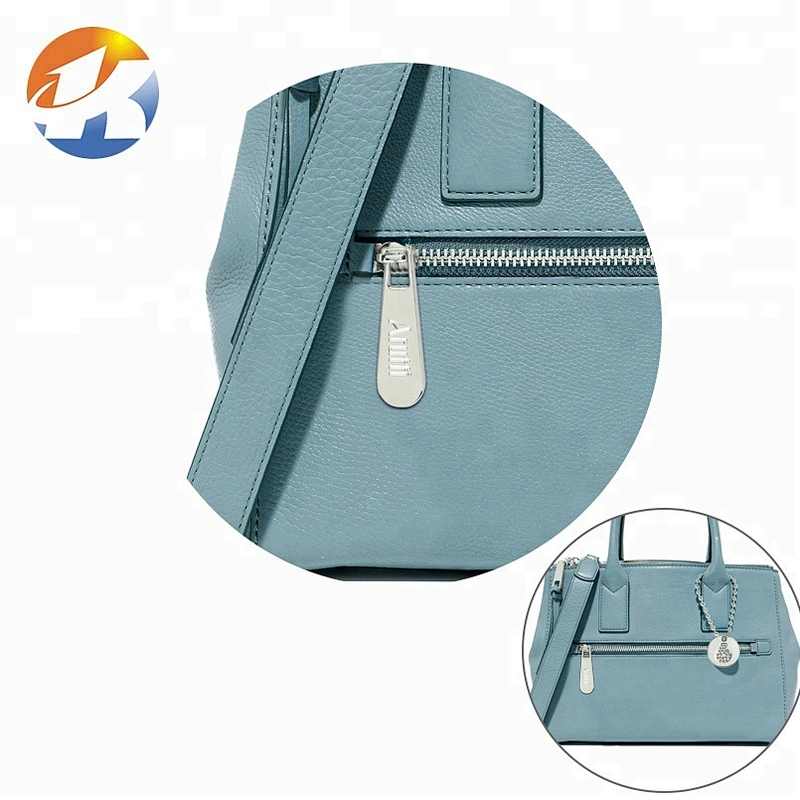 Custom Nickel Metal Zipper Slider and Puller, Engraved Logo Zipper Puller Design, Metal Zipper Pulls for Handbags and Garment