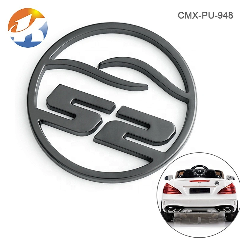 Custom Self Adhesive Metal Logo Tag, Zinc Alloy Die-casting Round Metal Label for Bag