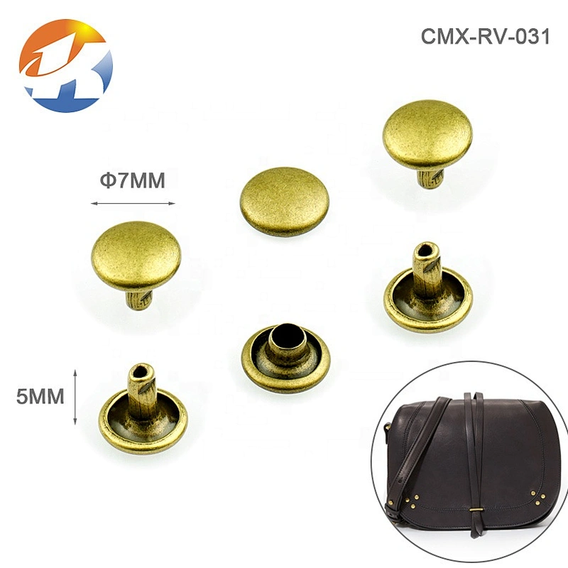 Professional Manufacture Iron/Brass Double Cap Rivets