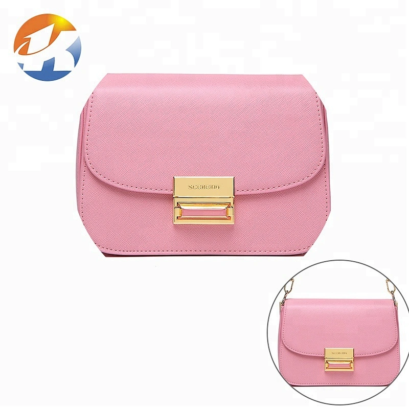 High Quality Custom Push Gold Metal Lock For Handbag
