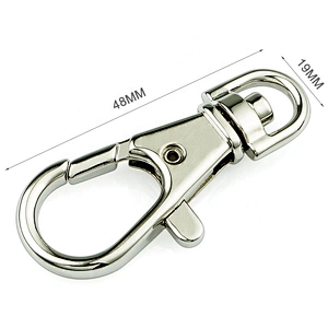 19mm Key Ring Metal Swivel Hook, Metal Bag Clasp, Metal Lanyard Swivel Snap Hook For Handbag