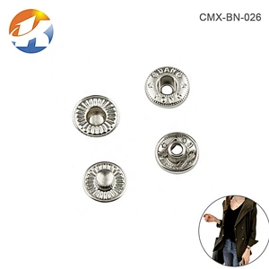 High Quality Custom Metal Snap Button For Clothes, Wholesale Nickel Press Button For Garment