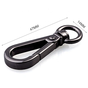 Professional Manufacturer Handbag Metal Spring Snap Hook Buckle, Custom Gunmetal Metal Swivel Snap Hook for Bags