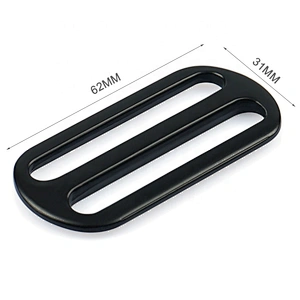 High Grade Bag Accessories Adjuster Buckle Metal Zinc Alloy Wholesale, Custom Black Adjustable Metal Buckle for Bags Backpack