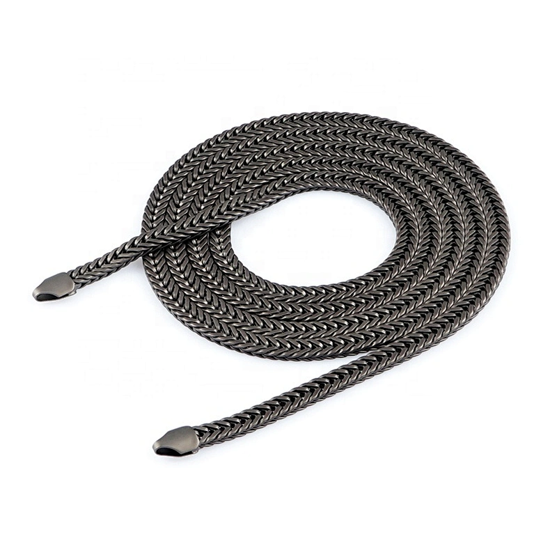 Foxtail Style Brass Gunmetal Metal Chain For Bag