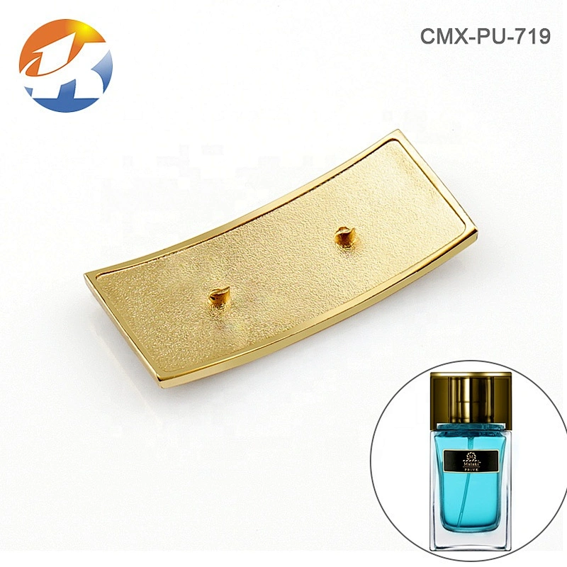 Gold Color Custom Made Metal Logo Charms For Bag/Bottle