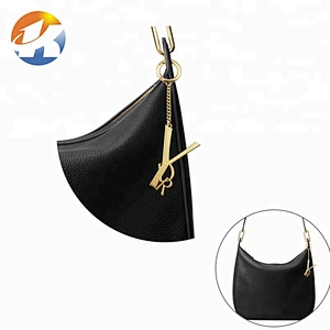 Spring Hook With Chain And Letters Metal Gold Logo For Handbags