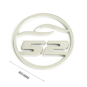 Custom Self Adhesive Metal Logo Tag, Zinc Alloy Die-casting Round Metal Label for Bag