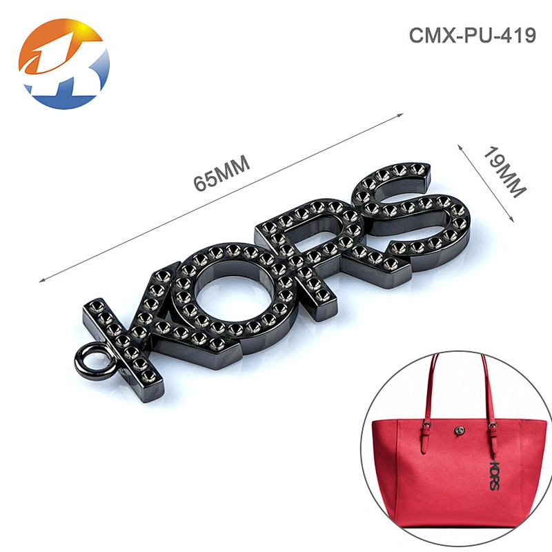 Siamese Letters Gunmetal Hang Metal Logo Design