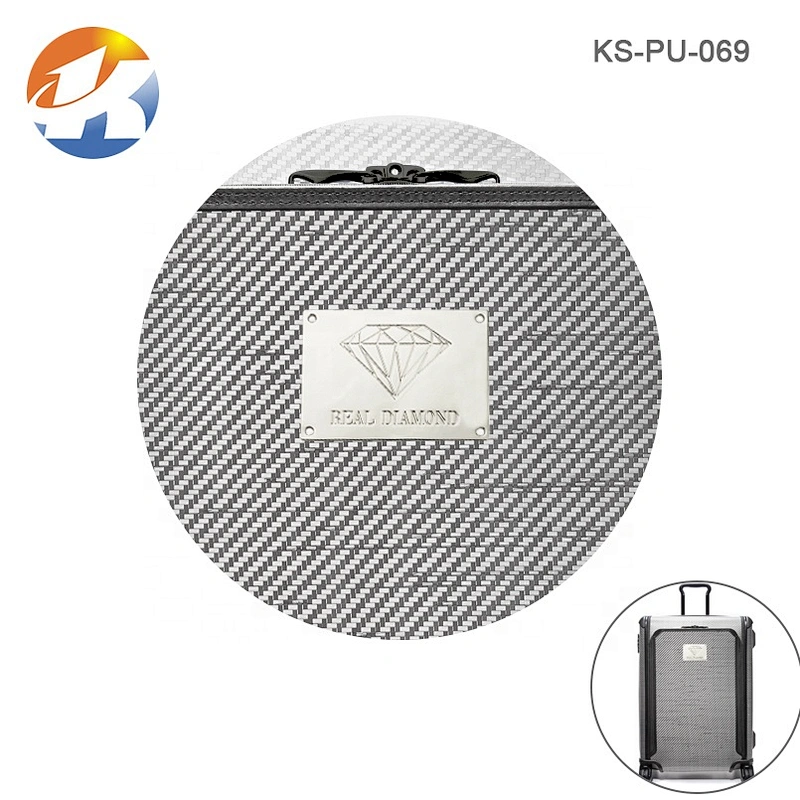 Luxury Hardware Zinc Alloy Logo Plate Label, Custom Tag Brand Silver Label Plates For Handbags