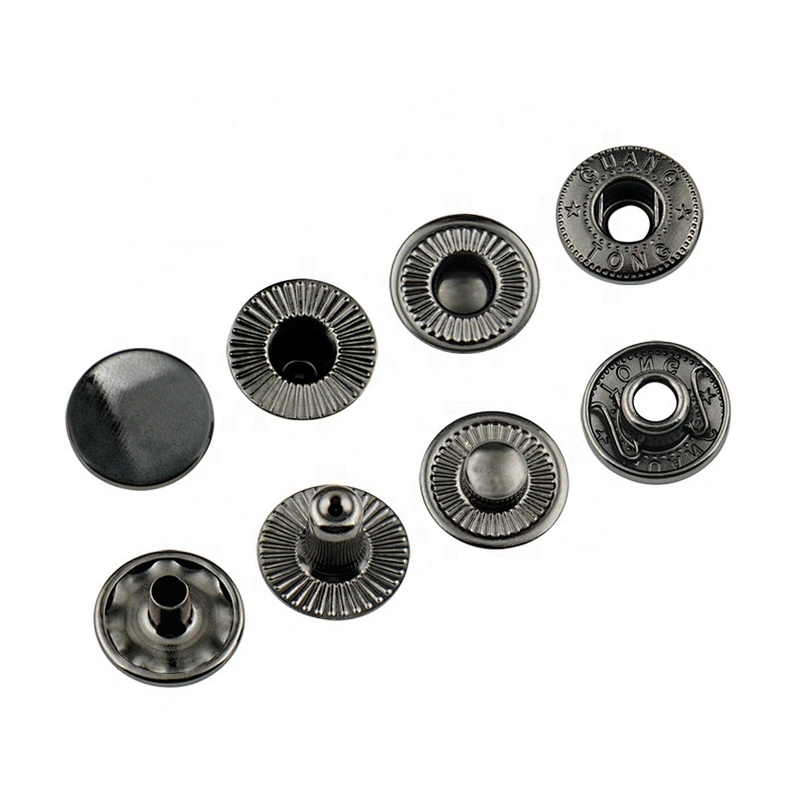 Custom Colors And Logo Metal Snap Button, New Design Press Button For Jeans