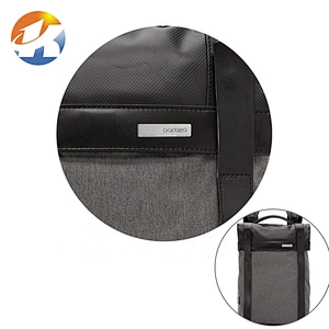 Alloy Die-casting Silver Handbag Metal Label Logo