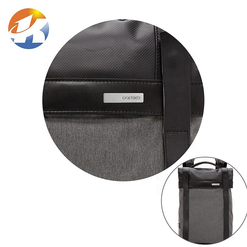 Alloy Die-casting Silver Handbag Metal Label Logo
