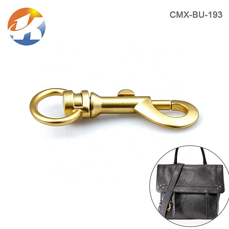Hot Sale High End Gold Plated Metal Snap Hook, Handbag Hardware Cheap Price Metal Trigger Snap Hook