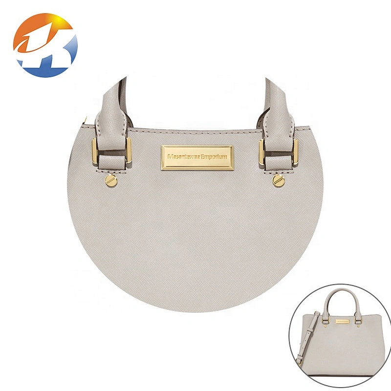 Bag Accessories Custom Engraved Logo Metal Plate Logo for Handbags, High End Gold Metal Label