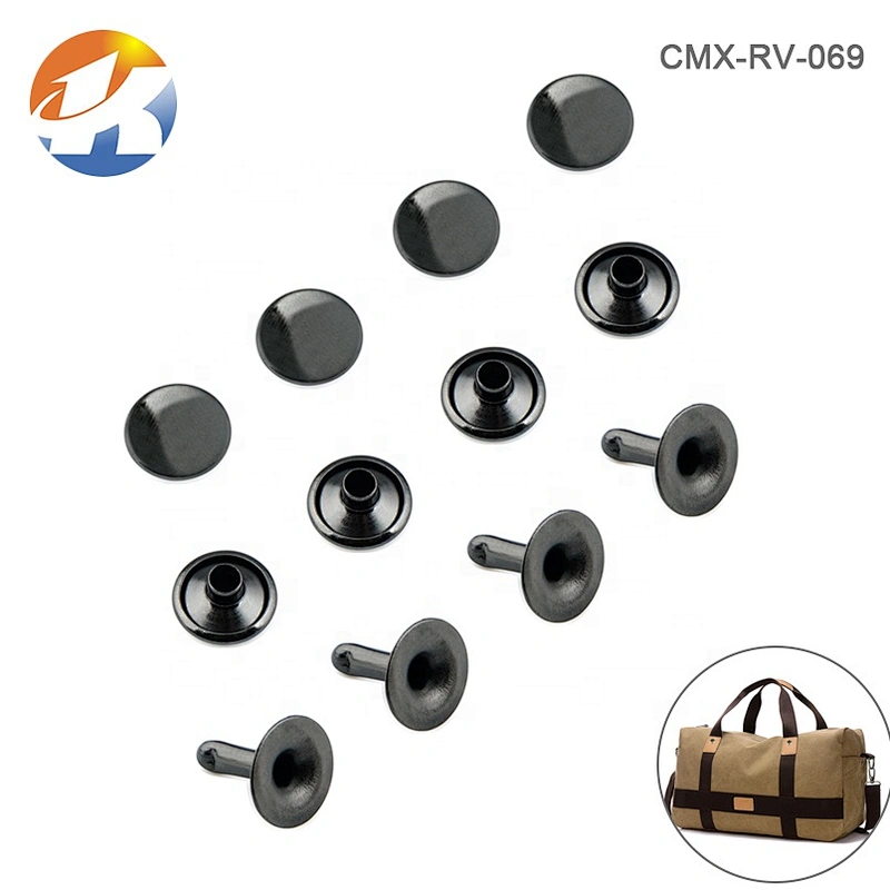 Manufacturer Cheap 10mm Metal Round Garment Rivets For Bag Shoes